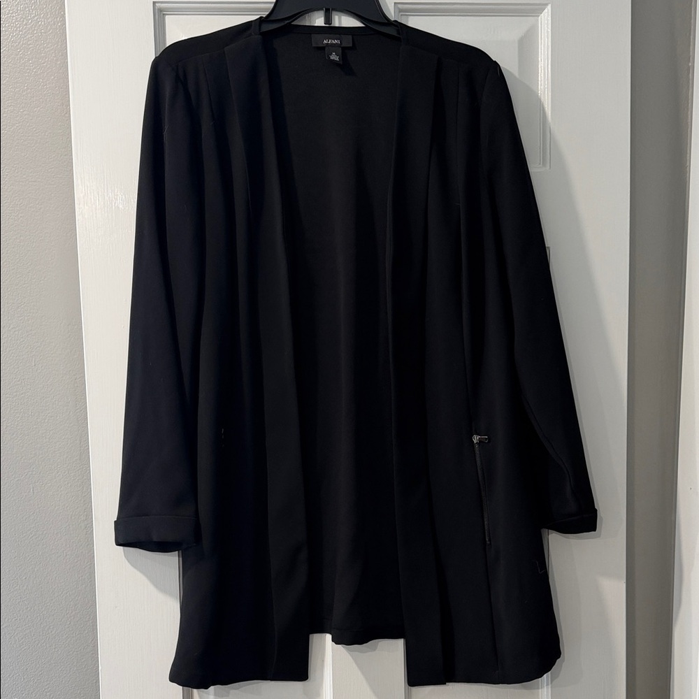 Alfani Classic Black Women's Suit Jacket | Long